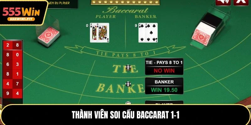 Thành viên soi cầu Baccarat 1-1