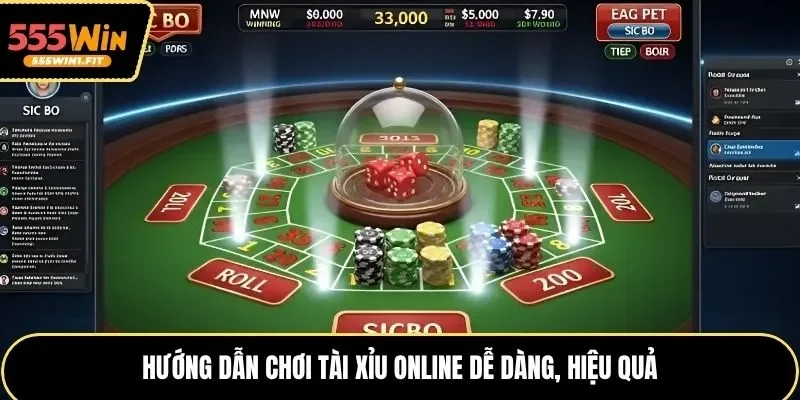 Hướng dẫn chơi Tài Xỉu